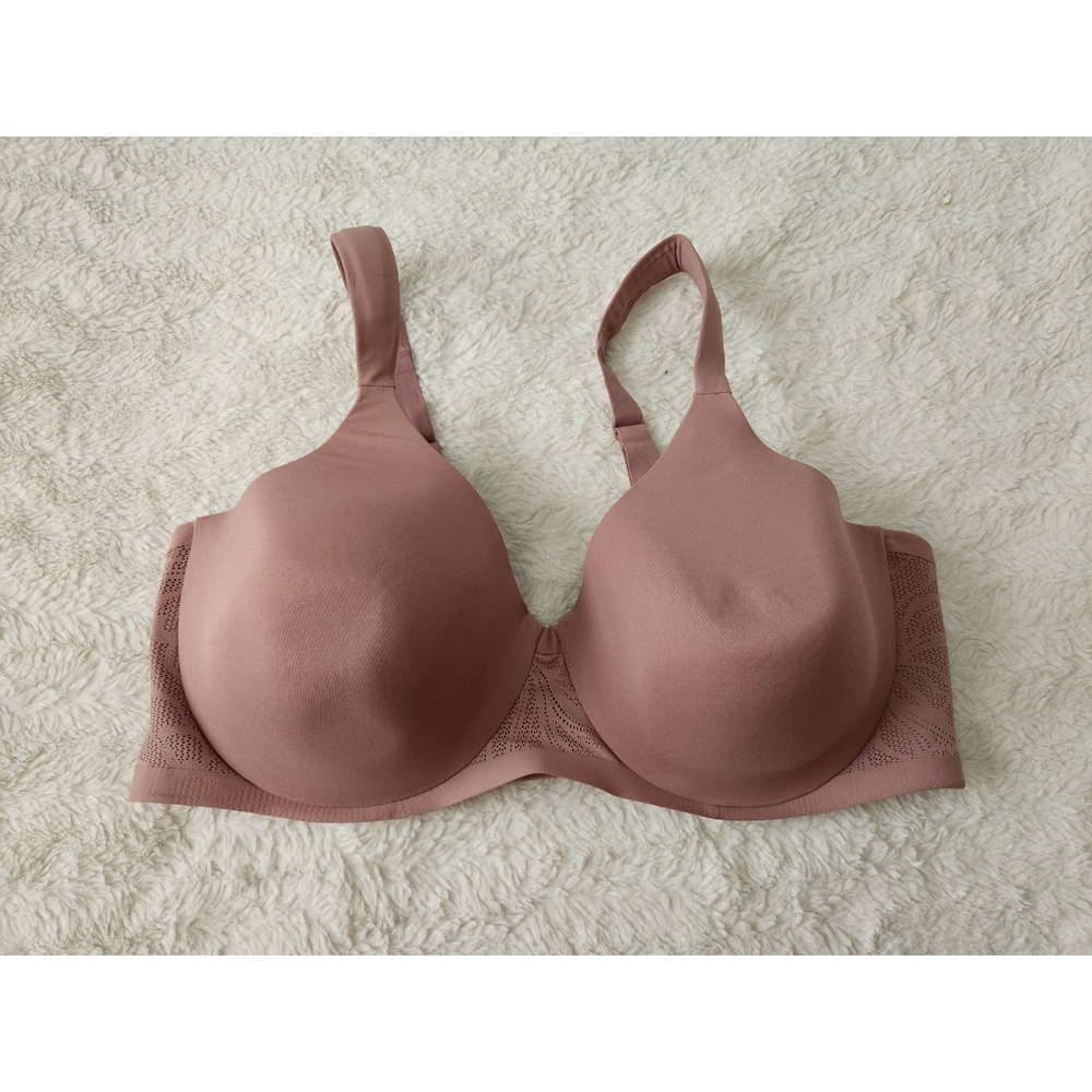 Bali Coolest Smoothing Underwire T-Shirt Bra DF4580 Rose Pink Size 42D